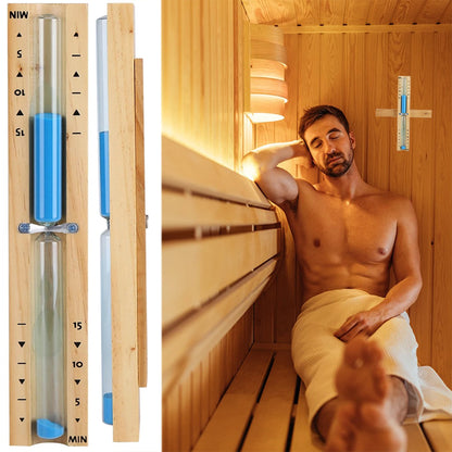 15 Minutes Saunas Room Sand Clock Wall Mount Decorative Sand Timer House Kitchen Accessories