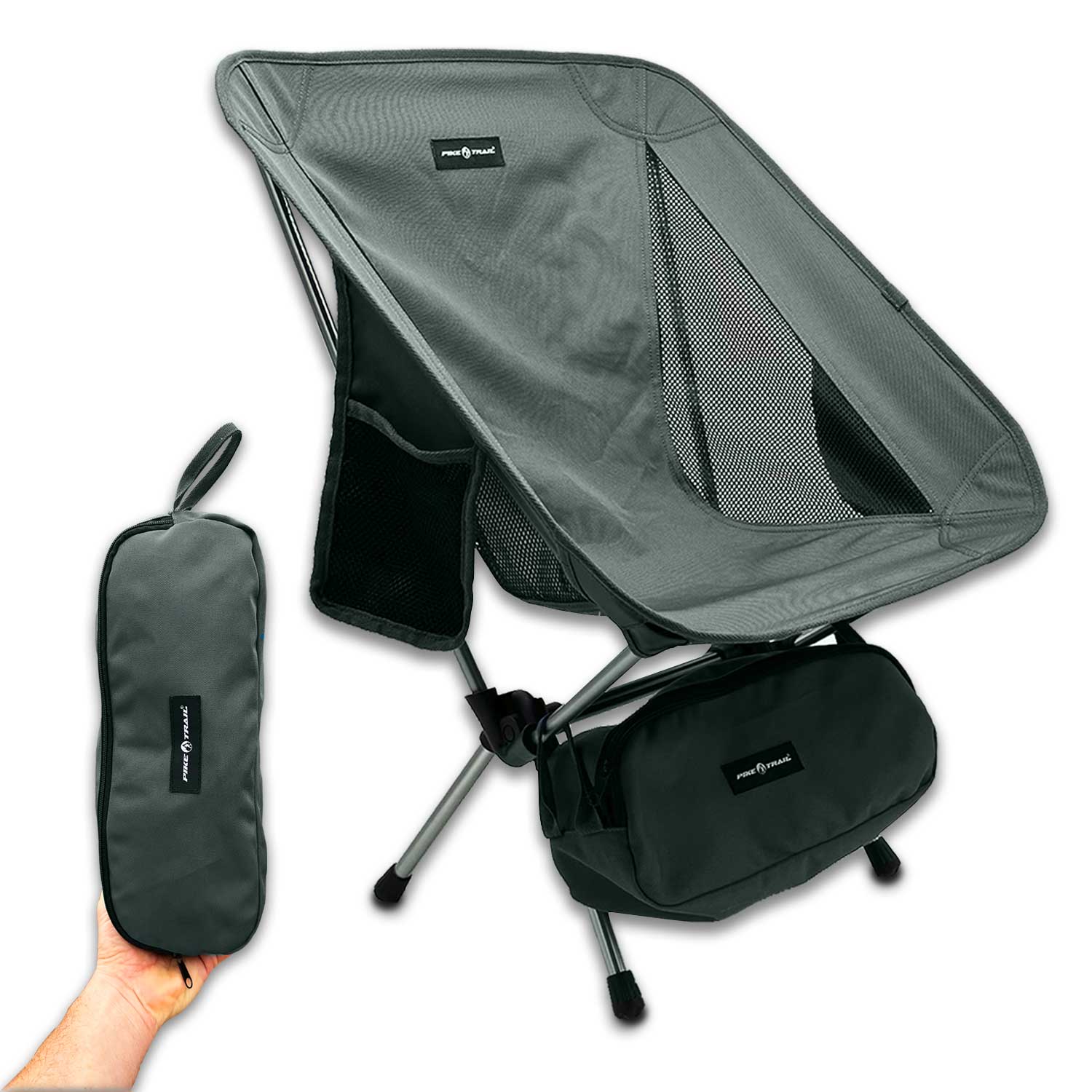 Pike Trail Ultralight Compact Outdoor Camping Tailgate Festival Beach Chair