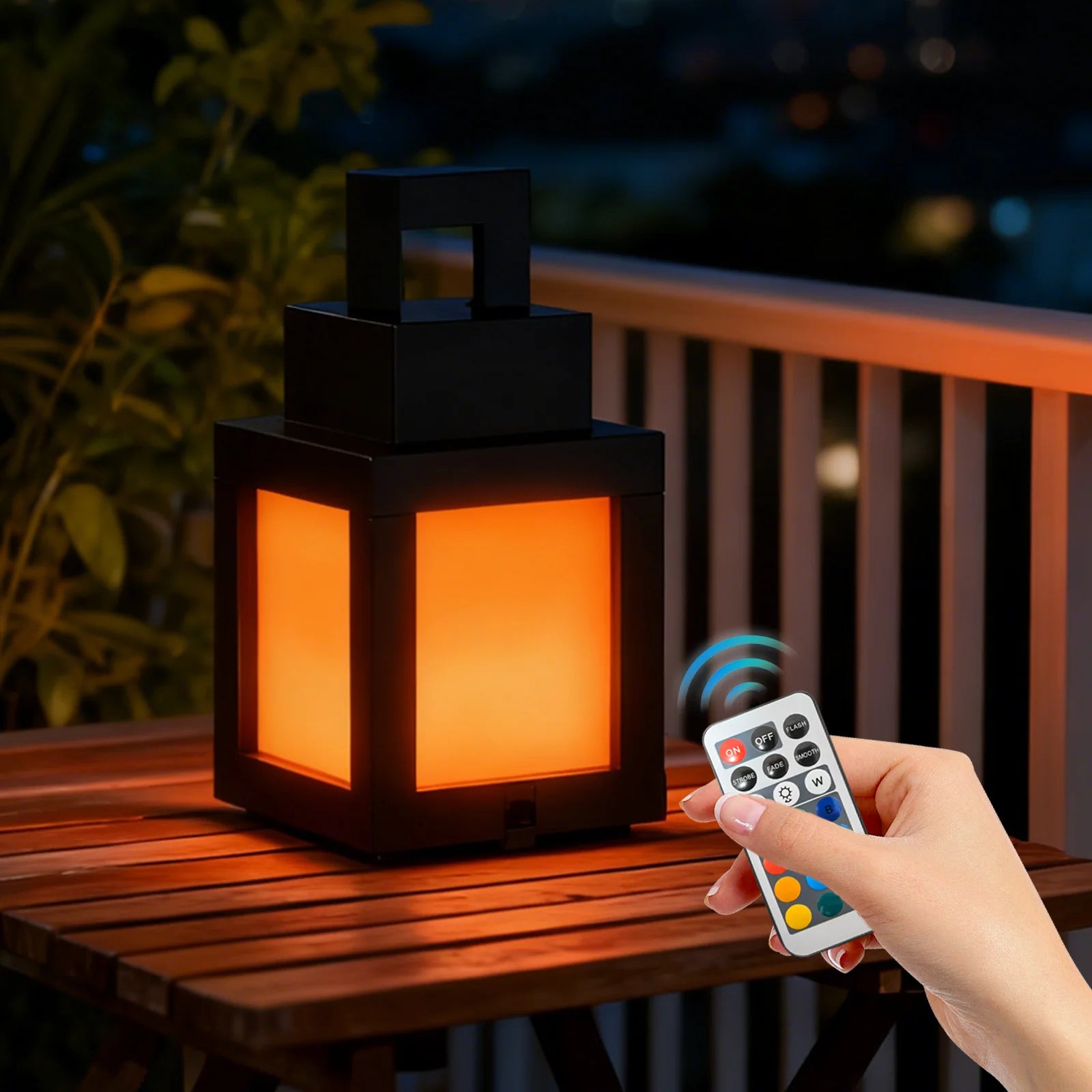 Pixel Glow Wall Lantern | USB Rechargeable Color-Changing Light