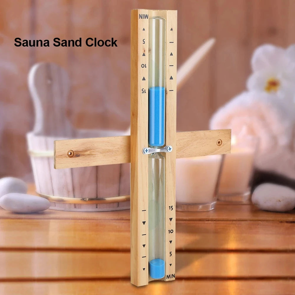 15 Minutes Saunas Room Sand Clock Wall Mount Decorative Sand Timer House Kitchen Accessories
